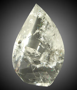 Polished quartz (rock crystal)