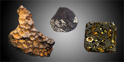 Iron meteorites, stone meteorites and meteorite jewelry